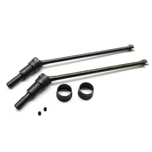 2Pcs Metall Antriebswelle CVD EA1061 for JLB Racing for Cheetah 11101 J3 Geschwindigkeit 1/10 RC Auto Upgrade Teile von YXIUEYINGE