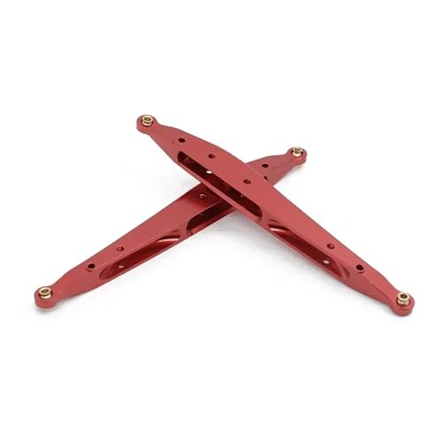 2Pcs Metall Hinten Längslenker Schaukel Linkage Link Stange Zugstange for AXIAL RBX10 for Ryft 1/10 RC Crawler Upgrade Teile(Rood) von YXIUEYINGE