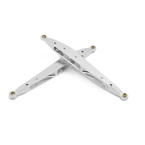 2Pcs Metall Hinten Längslenker Schaukel Linkage Link Stange Zugstange for AXIAL RBX10 for Ryft 1/10 RC Crawler Upgrade Teile(Silver) von YXIUEYINGE