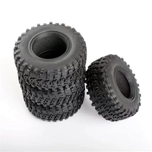 4 STÜCKE 115 MM 2,2 Gummi-Großreifen Radreifen for 1/10 RC Crawler Auto for Axial for Wraith SCX10 for Capra for Trax-xas TRX4 TRX6 D90 von YXIUEYINGE