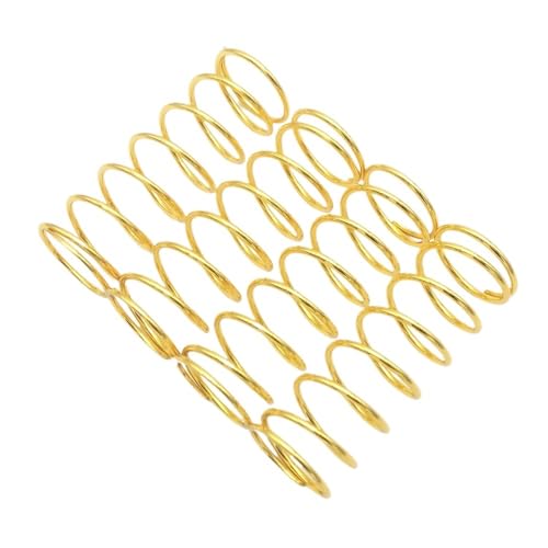 4 Stück Hartstahl 2,1 mm 76 mm Federn Gold for Trax-xas 1/10 Maxx 8966 8967 von YXIUEYINGE