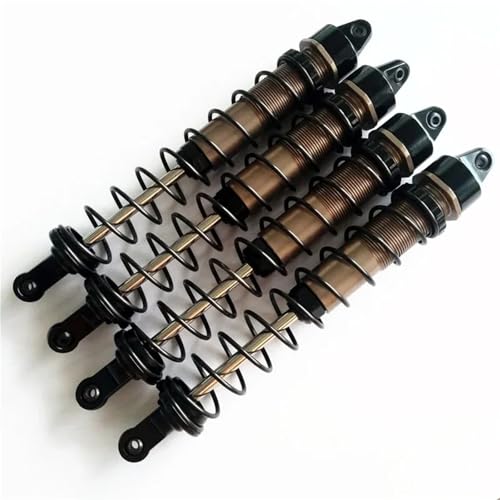 4-teiliger Vollaluminium-Big-Bore-Stoßdämpfer mit 5-mm-Stahlwelle und 16,8-mm-Stoßdämpferkörper for 1/8 for HPI for Savage for Flux HP X XL 4.6 5.9 A720 von YXIUEYINGE