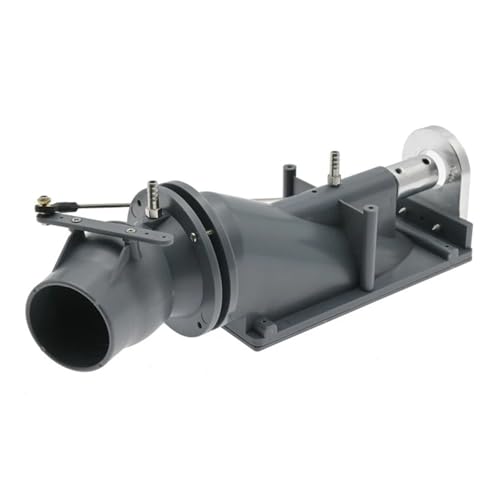 40 mm Wasserstrahl-Triebwerk, Power-Sprühpumpe, Wasserstrahlpumpe mit 3-Blatt-Propeller, passend for 775-Motor for RC-Jetboot(Grey) von YXIUEYINGE