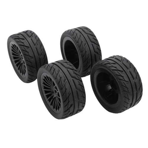 4Pcs Gummi Reifen Reifen Rad for SG1603 SG1604 SG 1603 for UDIRC UD1601 UD1602 UD1603 UD1604 1/16 RC Auto Upgrade Teile von YXIUEYINGE