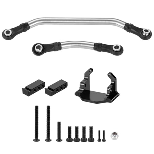 Achse Servo Halterung Link Rod Ball End Kopf Joint Lenkgestänge for 1/18 RC Crawler Auto TRX4-M Upgrade Teile von YXIUEYINGE