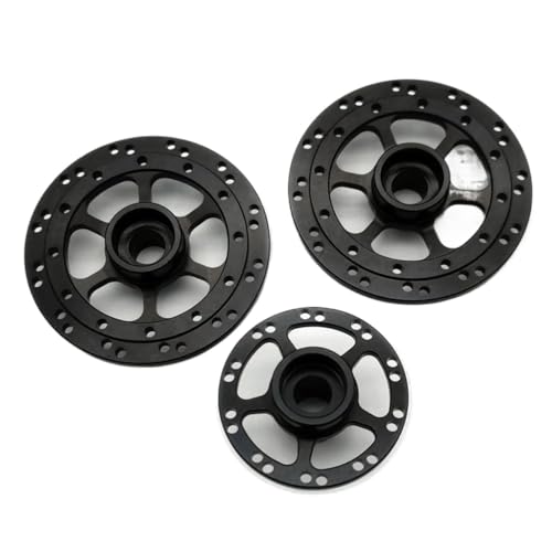 Aluminium-Bremsscheibenplatte for Kyosho NSR500 B3 B4(Zwart) von YXIUEYINGE