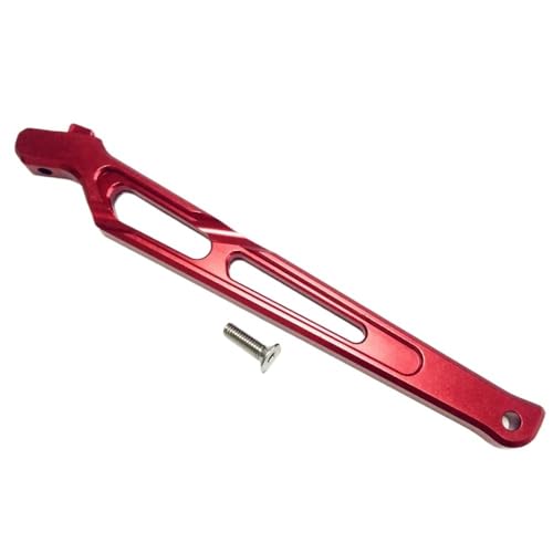 Aluminium-Chassisstrebe hinten, 1 Stück for Arm-ma 1/7 Mojave ARA106058T1/T2 AR320445(Rood) von YXIUEYINGE