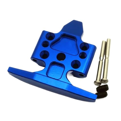 Aluminium-Frontstoßstange und Chassis-Unterfahrschutzplatte for L-osi Mini-T 2.0 Mini-B LOS214010(Blauw) von YXIUEYINGE