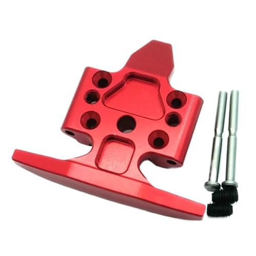 Aluminium-Frontstoßstange und Chassis-Unterfahrschutzplatte for L-osi Mini-T 2.0 Mini-B LOS214010(Rood) von YXIUEYINGE