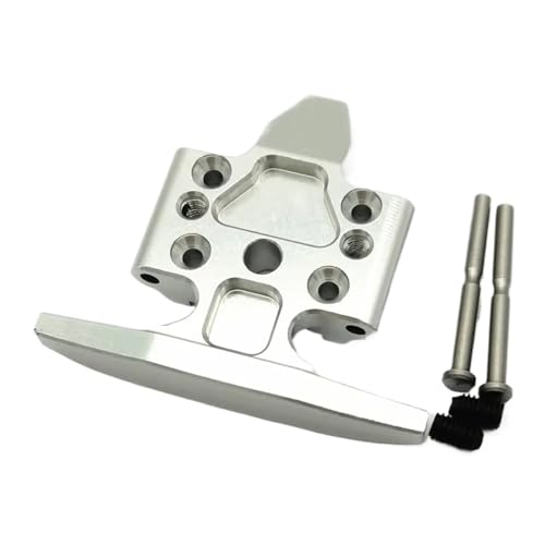 Aluminium-Frontstoßstange und Chassis-Unterfahrschutzplatte for L-osi Mini-T 2.0 Mini-B LOS214010(Silver) von YXIUEYINGE