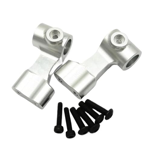 Aluminium-Hinterkörperpfostenhalterung for ARR-ma 1/8 for Kraton 1/7 for Limitless for Mojave for Outcast for Talion AR320365(Silver) von YXIUEYINGE