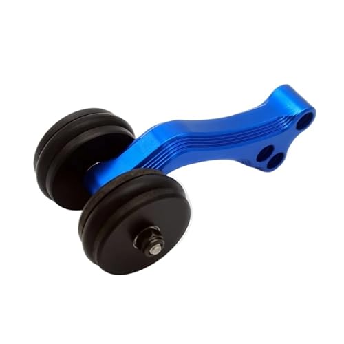 Aluminium-Hinterrad-Wheelie-Bar kompatibel mit 7121 for Trax-xas 1/16 for Mini E-Revo(Blauw) von YXIUEYINGE