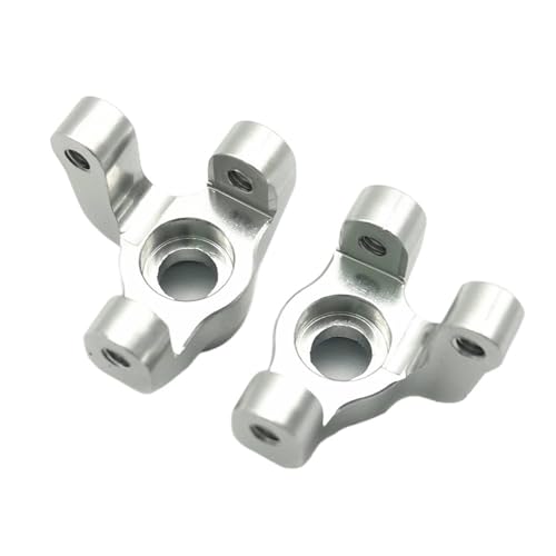 Aluminium-Vorderachsträgernabe for L-osi 1/18 for Mini-T 2.0 for Mini-B LOS214006(Silver) von YXIUEYINGE