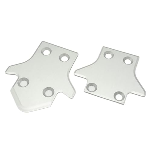 Aluminium Vorne und Hinten Chassis Unterfahrschutz Schützen Platte Silber for Kyosho for Inferno MP9 MP9e MP10 MP10e TKI1 TKI2 MP10T von YXIUEYINGE
