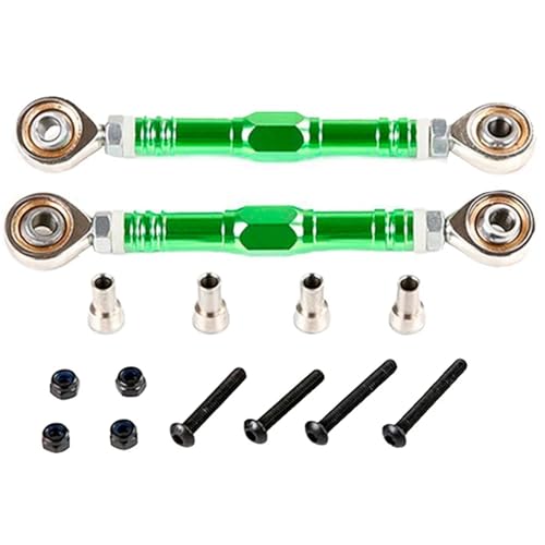 CNC Metall Krawatte Zugstange Set for 1/5 for HPI KM for ROVAN for Baja 5B 5T 5SC SS Rc Auto Spielzeug Ersatz Grün von YXIUEYINGE
