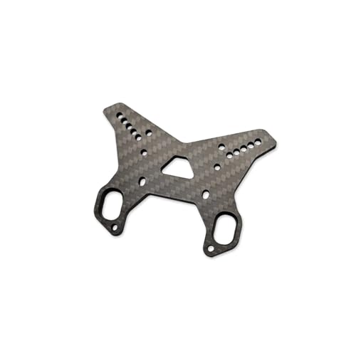 Carbon Fiber Front Shock Tower Stoßdämpferhalterung Platte Vorne ARA320644 for ARR-MA 1/8 for Typhon for TLR 6S Roller Buggy ARA8306 von YXIUEYINGE