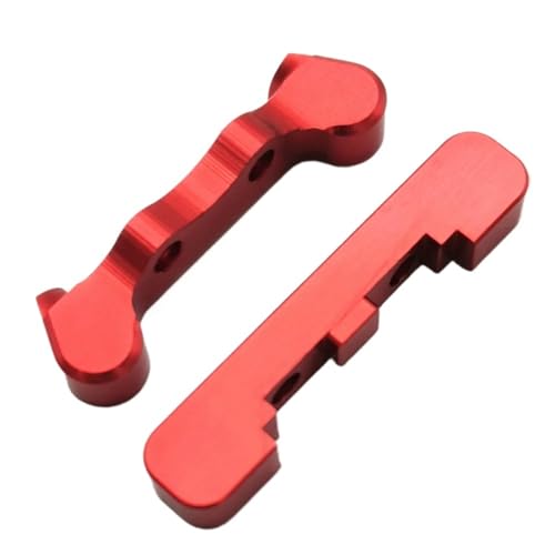 Hinten Arm Montieren Spurstange Halterung for L-osi for Mini-T 2,0 Mini-B LOS214009 Aluminium(Rood) von YXIUEYINGE