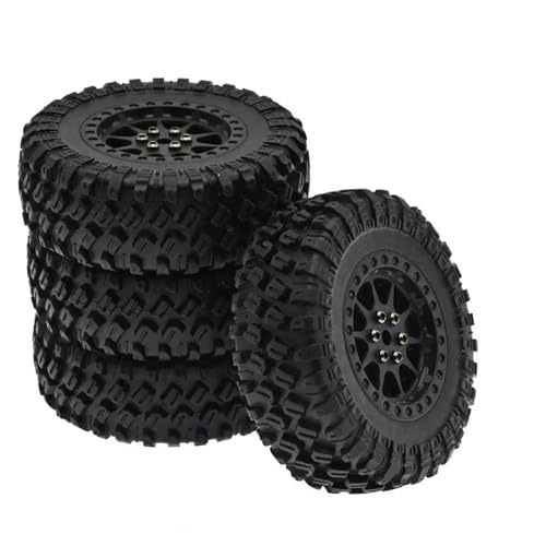 Kletterauto-Upgrade 70 mm Reifenclip-Reifen Innenreifen aus Baumwolle for MN 1/12 MN90 91 99 99S for WPL 1/16 C14 C24 C34 B16 B36 RC-Autorad(Zwart) von YXIUEYINGE
