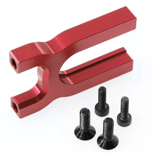 Legierung Differential Montieren Front Befestigungs Rahmen for ARR-ma 1/8 6S BLX for Talion 1/7 for Infraction for Limitless RC Auto(Rood) von YXIUEYINGE