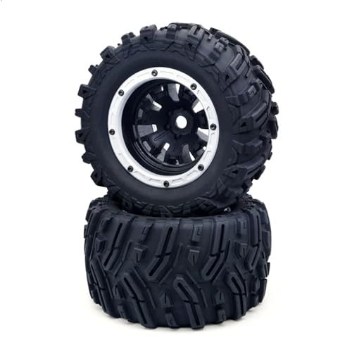 MX-07 2 Stück 188 mm Reifenrad Reifen 8752 8753 for ZD Racing MX-07 MX07 MX 07 1/7 RC Auto Ersatzteile Zubehör, Silber von YXIUEYINGE