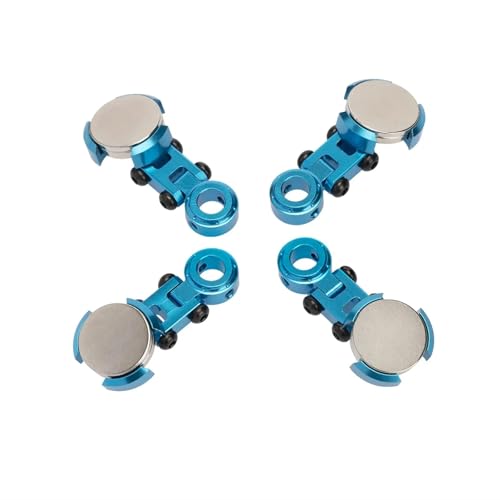 Magnetische Stealth Unsichtbare Körper Shell Mount Kit for 1/10 for Axial SCX10 D90 for HSP RC Auto Zubehör(Blauw) von YXIUEYINGE