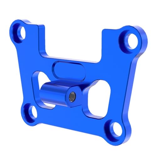 Metall 7075 Aluminium Legierung Front Stoßstange Schott Montieren for TRAX-XAS Mini Maxx Monster Truck 107154-1 RC Auto Upgrade Teile(Blauw) von YXIUEYINGE