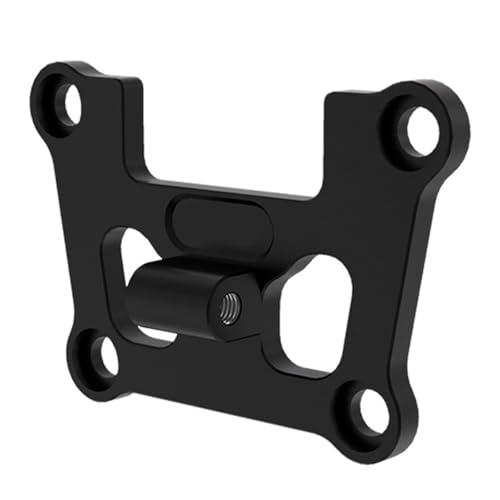 Metall 7075 Aluminium Legierung Front Stoßstange Schott Montieren for TRAX-XAS Mini Maxx Monster Truck 107154-1 RC Auto Upgrade Teile(Zwart) von YXIUEYINGE