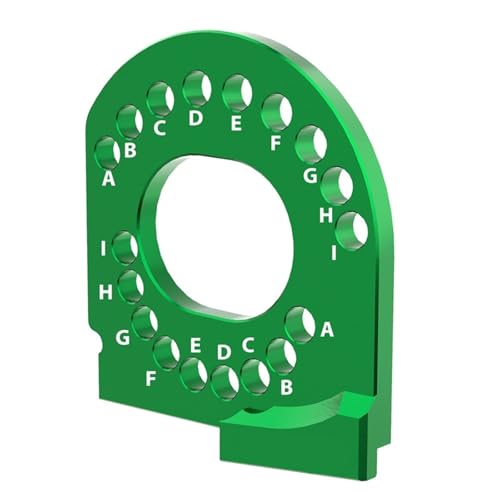 Metall 7075 Aluminium Legierung Motor Halterung Platte for TRAX-XAS Mini Maxx Monster Truck 107154-1 RC Auto Upgrade Teile(Green) von YXIUEYINGE