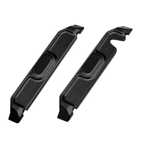 Metall 7075 Legierung Chassis Nerf Bars Seite Skid Pedal Fußplatte 10723 for TRAX-XAS Mini Maxx Monster Truck 107154-1 RC Autos(Zwart) von YXIUEYINGE