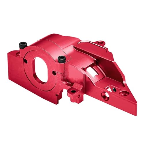 Metall 7075 Quick Release Motor Halterung Basis Getriebe Abdeckung 10777 for TRAX-XAS Mini Maxx Monster Truck 107154-1 RC Auto Upgrade Teile(Rood) von YXIUEYINGE