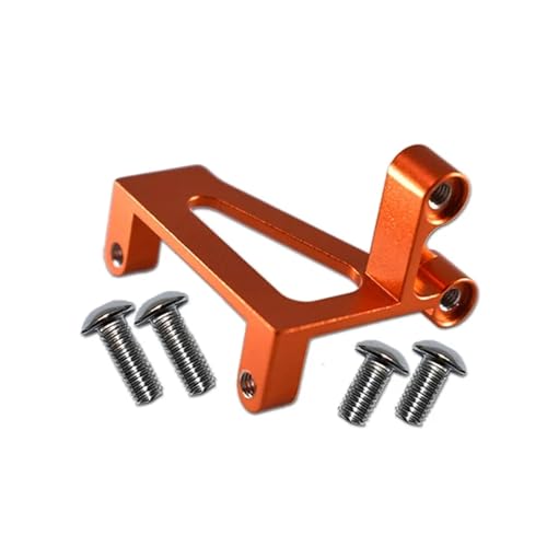 Metall Aluminium Legierung Servo Halterung 8240X ​​für Trax-xas 1/10 TRX4 G500 TRX6 G63 RC Crawler Auto Upgrade Teile(Orange) von YXIUEYINGE