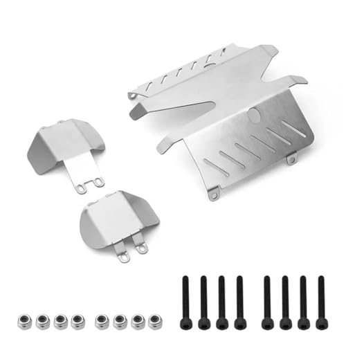 Metall-Edelstahl-Chassis-Panzerungsschutz-Schutz-Unterfahrschutzplatte for Tam-iya CC-02 CC02 1/10 RC-Auto-Upgrade-Teile von YXIUEYINGE