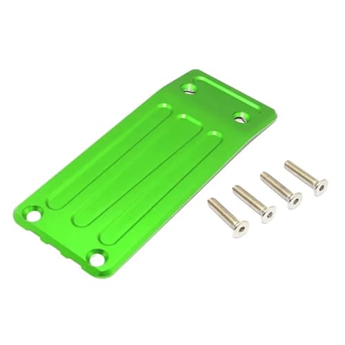 Metall Front Bottom Schutz Slide Platte Front Chassis Rüstung for TRAX-XAS 1/5 X-Maxx 8S 77086-4 77076-4 RC Auto Monster Truck(Green) von YXIUEYINGE