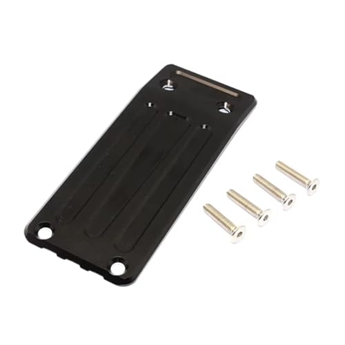 Metall Front Bottom Schutz Slide Platte Front Chassis Rüstung for TRAX-XAS 1/5 X-Maxx 8S 77086-4 77076-4 RC Auto Monster Truck(Zwart) von YXIUEYINGE