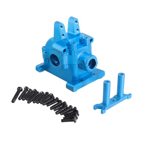 Metall Front Getriebe Gehäuse Differential Fall for MJX for Hyper Go 14211 14209 14210 14301 14302 14303 1/14 RC Auto Upgrade Teile(Blauw) von YXIUEYINGE