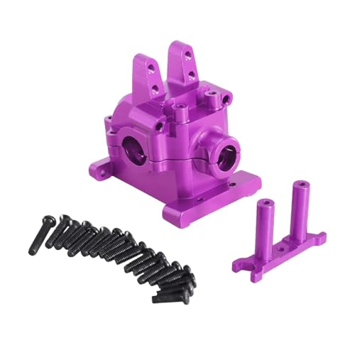 Metall Front Getriebe Gehäuse Differential Fall for MJX for Hyper Go 14211 14209 14210 14301 14302 14303 1/14 RC Auto Upgrade Teile(Purple) von YXIUEYINGE