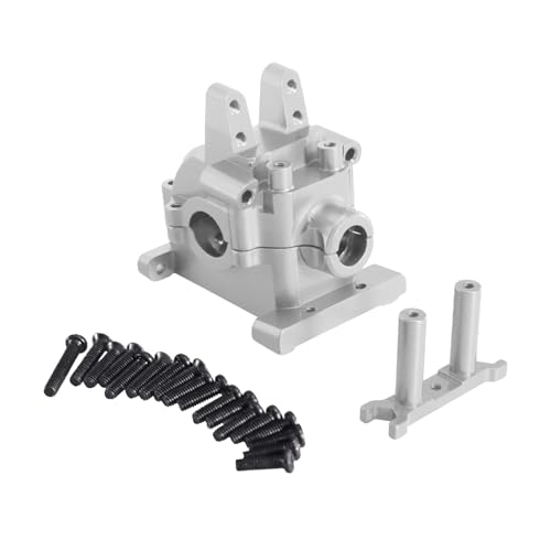 Metall Front Getriebe Gehäuse Differential Fall for MJX for Hyper Go 14211 14209 14210 14301 14302 14303 1/14 RC Auto Upgrade Teile(Silver) von YXIUEYINGE