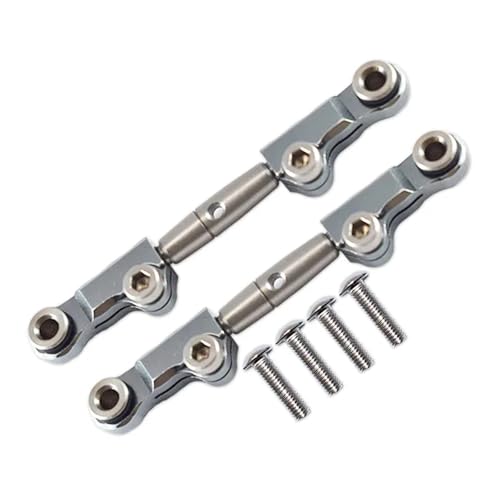 Metall Front Upper Arm Spurstange Link LOS214013 for L-OSI 1/18 Mini-T 2,0 2WD for Stadium Truck LOS01019 LOS1056 LOS01015(Silver) von YXIUEYINGE