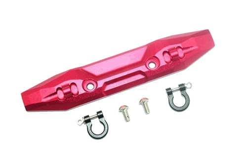 Metall-Frontstoßstange mit Abschlepphaken 5335X for Trax-xas 1/10 E REVO E-Revo 2.0 86086-4 4X4 VXL Monster Truck Upgrade-Zubehör(Rood) von YXIUEYINGE