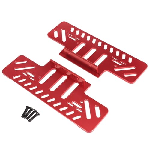 Metall Fuß Pedal Geeignet for MN Modell 1/12 MN128 MN86 G500 Fernbedienung Auto Metall Upgrade Zubehör Teile(Rood) von YXIUEYINGE