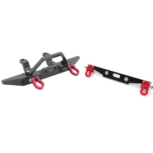 Metall-Heckstoßstange und Abschlepphaken mit Metall-Frontstoßstange, for MN D90 D91 D96 MN90 MN99S 1/12 RC-Auto-Upgrade-Teile Metall-Heckstoßstange und Abschlepphaken mit Metall-Frontstoßstange, for MN D90 D91 D96 MN90 MN99S 1/12 RC-Auto-Upgrade-Teile von YXIUEYINGE