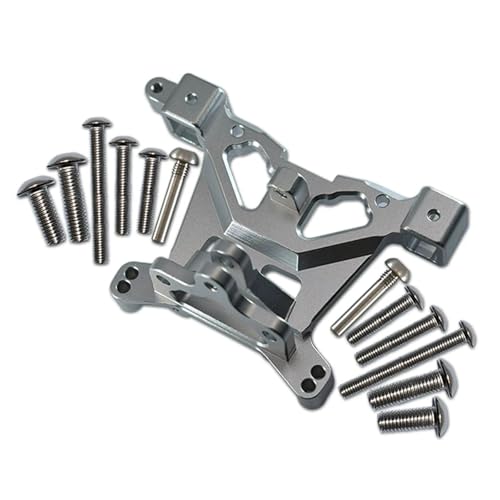 Metall-Hinterkörperhalterung 5314 for Trax-xas 1/10 E REVO E-Revo 2.0 86086-4 4X4 VXL Monster Truck Upgrade-Zubehör(Light Grey) von YXIUEYINGE