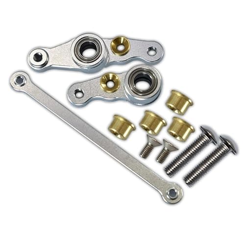 Metall-Lenkungskomponenten, Lenkungsbaugruppe for Tam-iya DF01 TA01 TA02 M1025 RC-Auto-Upgrades, Teile, Zubehör von YXIUEYINGE