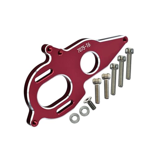 Metall Motor Halterung Befestigt Platte AR310874 for ARR-MA 1/10 for Granit for SENTON for VORTEKS for KRATON 1/8 for Vendetta for Typhon 3S(Rood) von YXIUEYINGE