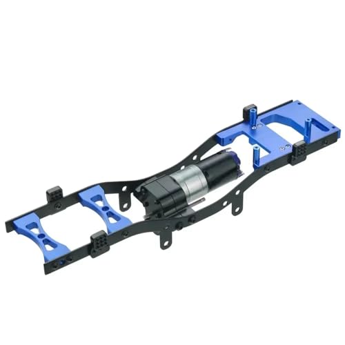 Metall RC Karosserie Chassis Rahmen Kit Passend for WPL C14 C24 1/16 Auto Upgrade Truck Auto Ersatzteile Radstand Montieren Shell Rahmen(Blauw) von YXIUEYINGE