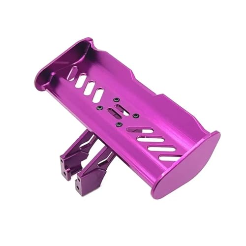 Metall Schwanz Flügel for WLtoys 144001 124017-19 1/14 1/12 Upgrade Teile RC Crawler Auto(Purple) von YXIUEYINGE