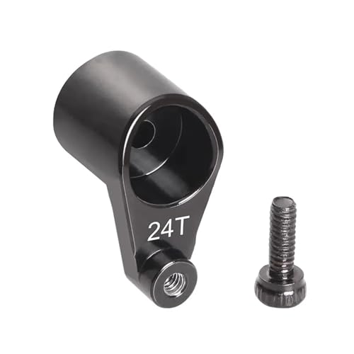 Metall Servo Arm 24T Ersatz for L-osi 1/24 for Micro-B 2WD Buggy RC Auto Upgrade Teile von YXIUEYINGE