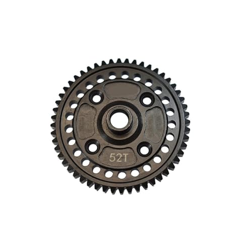Metall Stahl 51T 52T Stirnrad Antriebsrad 9652 for Trax-xas 1/8 for Sledge 4WD Monster Truck 95076-4 RC Autos Upgrade Teile(52T) von YXIUEYINGE