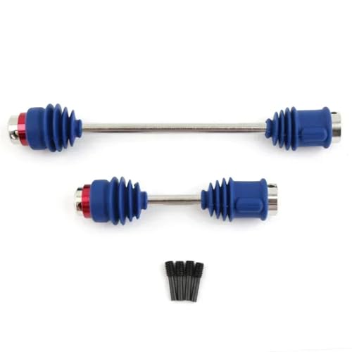 Metall Stahl Center Antriebswellen CVD Antriebswelle Mit Staub Stiefel 5151R for 1/10 for Trxs E-Maxx Emaxx Upgrades Teile zubehör(Blauw) von YXIUEYINGE