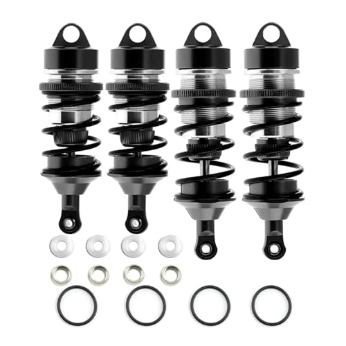 Metall Stoßdämpfer for ARR-MA 1/7 for Infraction 6S BLX for Felony 6S BLX Limitless Roller RC Auto Upgrades Teile Zubehör(Zwart) von YXIUEYINGE